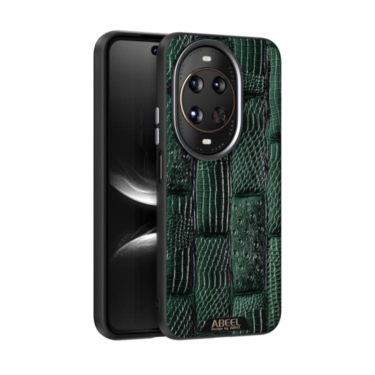 ABEEL Beast Pattern 6D Micro-Embossed MagSafe Genuine Leather Phone Case, For Huawei Pura 80 Ultra 5G, For Huawei Pura 80 Pro 5G / 80 Pro+ 5G, For Huawei Pura 80 5G, For Huawei nova 14 Ultra, For Huawei nova 14 Pro, For Huawei nova 14������������������...
