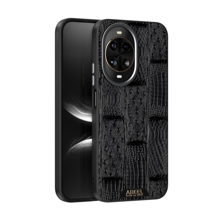ABEEL Beast Pattern 6D Micro-Embossed MagSafe Genuine Leather Phone Case, For Huawei Pura 80 Ultra 5G, For Huawei Pura 80 Pro 5G / 80 Pro+ 5G, For Huawei Pura 80 5G, For Huawei nova 14 Ultra, For Huawei nova 14 Pro, For Huawei nova 14������������������...