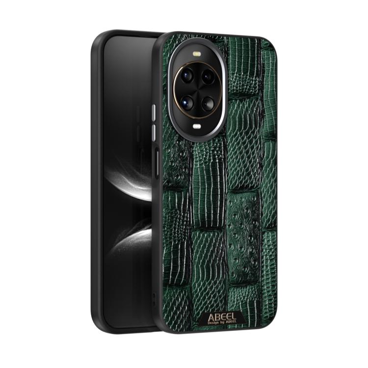 ABEEL Beast Pattern 6D Micro-Embossed MagSafe Genuine Leather Phone Case, For Huawei Pura 80 Ultra 5G, For Huawei Pura 80 Pro 5G / 80 Pro+ 5G, For Huawei Pura 80 5G, For Huawei nova 14 Ultra, For Huawei nova 14 Pro, For Huawei nova 14������������������...