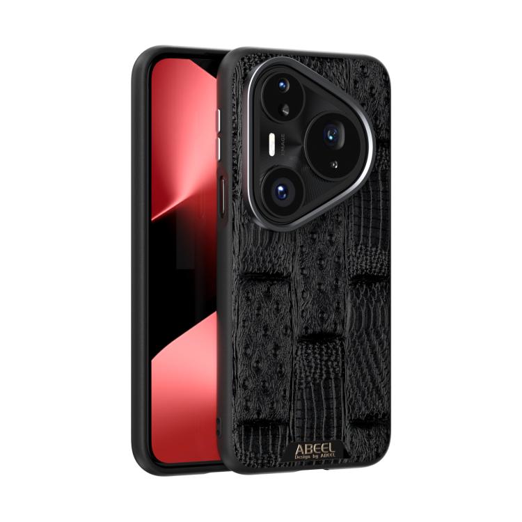 ABEEL Beast Pattern 6D Micro-Embossed MagSafe Genuine Leather Phone Case, For Huawei Pura 80 Ultra 5G, For Huawei Pura 80 Pro 5G / 80 Pro+ 5G, For Huawei Pura 80 5G, For Huawei nova 14 Ultra, For Huawei nova 14 Pro, For Huawei nova 14������������������...