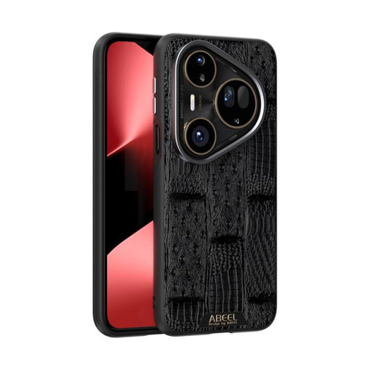 ABEEL Beast Pattern 6D Micro-Embossed MagSafe Genuine Leather Phone Case, For Huawei Pura 80 Ultra 5G, For Huawei Pura 80 Pro 5G / 80 Pro+ 5G, For Huawei Pura 80 5G, For Huawei nova 14 Ultra, For Huawei nova 14 Pro, For Huawei nova 14