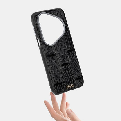 ABEEL Beast Pattern 6D Micro-Embossed MagSafe Genuine Leather Phone Case, For Huawei Pura 80 Ultra 5G, For Huawei Pura 80 Pro 5G / 80 Pro+ 5G, For Huawei Pura 80 5G, For Huawei nova 14 Ultra, For Huawei nova 14 Pro, For Huawei nova 14������������������...