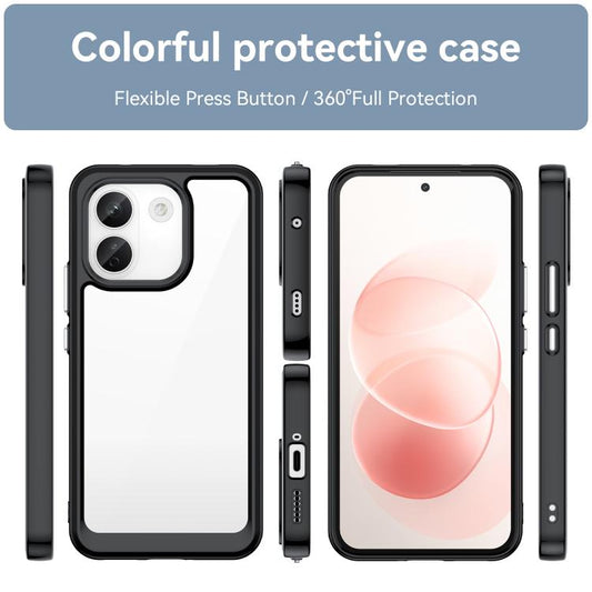 Colorful Series Acrylic Hybrid TPU Phone Case, For Xiaomi Poco M8 Power 5G, For Xiaomi Poco F9 Ultra 5G, For Xiaomi 17T Pro 5G, For Xiaomi 17T 5G, For Xiaomi Poco X8 Pro Max 5G, For Xiaomi Poco X8 Pro 5G, For Xiaomi 17 Ultra, For Xiaomi 17 Pro Max     ...