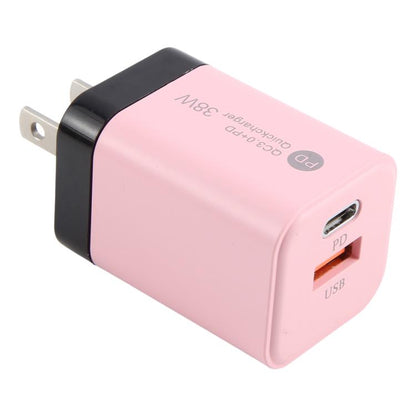 KO-72 38W QC3.0 USB and USB-C / Type-C PD Quick Charger, US Plug, US Plug
