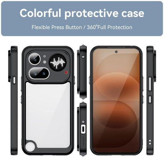 Colorful Series Acrylic Hybrid TPU Phone Case, For Nothing Phone 4a Pro, For Nothing Phone 4a, For Nothing Phone 3a Lite, For Nothing CMF Phone 2 Pro, For Nothing Phone 3a