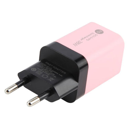 KO-72 38W QC3.0 USB and USB-C / Type-C PD Quick Charger, EU Plug, EU Plug