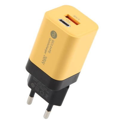 KO-72 38W QC3.0 USB and USB-C / Type-C PD Quick Charger, EU Plug, EU Plug
