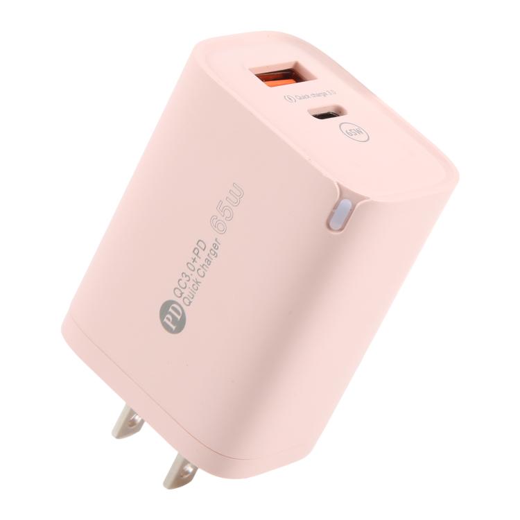 AR-PD12 65W QC3.0 USB and USB-C / Type-C PD Quick Charger, US Plug, US Plug