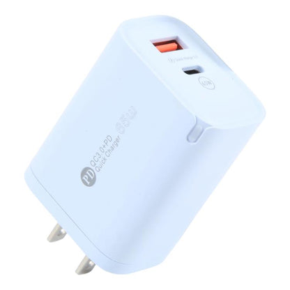 AR-PD12 65W QC3.0 USB and USB-C / Type-C PD Quick Charger, US Plug, US Plug