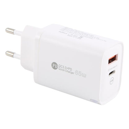 AR-PD12 65W QC3.0 USB and USB-C / Type-C PD Quick Charger, EU Plug, EU Plug
