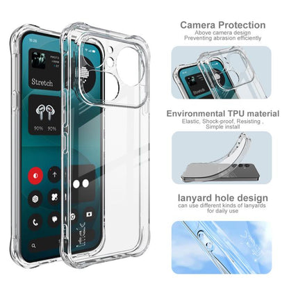 imak Shockproof Airbag TPU Phone Case, For Nothing Phone 4a Pro, For Nothing Phone 4a, For Nothing Phone 3a Lite, For Nothing Phone 3a, For Nothing Phone 3a Pro, For TCL NxtPaper 60 Ultra 5G