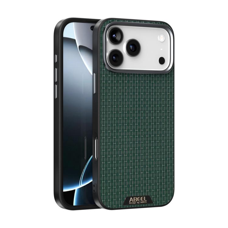 ABEEL Ruyi Pattern 6D Micro Relief MagSafe Leather Phone Case