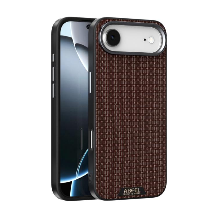 ABEEL Ruyi Pattern 6D Micro Relief MagSafe Leather Phone Case, For iPhone 17e / 16e, For iPhone 17 Pro Max, For iPhone 17 Pro, For iPhone 17, For iPhone Air, For iPhone 16 Pro Max, For iPhone 16 Pro, For iPhone 16 Plus, For iPhone 16                   ...