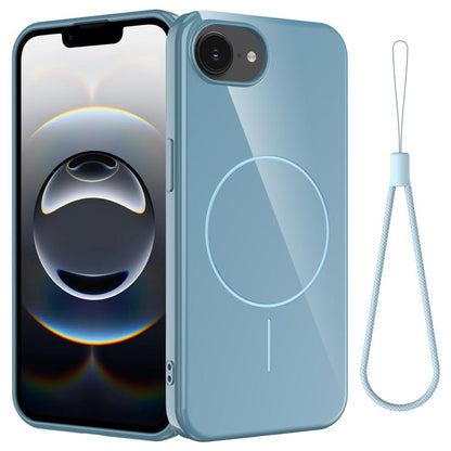 Glossy TPU Shockproof MagSafe Phone Case with Lanyard, For iPhone 17e / 16e, For iPhone 17 Pro Max, For iPhone 17 Pro, For iPhone 17, For iPhone Air, For iPhone 16 Pro Max, For iPhone 16 Pro, For iPhone 16 Plus, For iPhone 16, For iPhone 15 Pro Max    ...