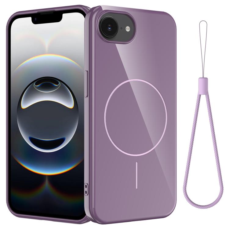 Glossy TPU Shockproof MagSafe Phone Case with Lanyard, For iPhone 17e / 16e, For iPhone 17 Pro Max, For iPhone 17 Pro, For iPhone 17, For iPhone Air, For iPhone 16 Pro Max, For iPhone 16 Pro, For iPhone 16 Plus, For iPhone 16, For iPhone 15 Pro Max    ...