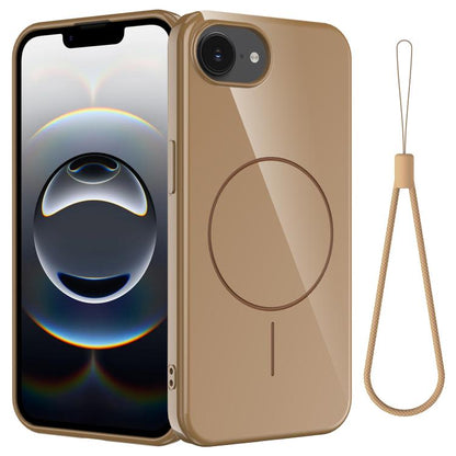 Glossy TPU Shockproof MagSafe Phone Case with Lanyard, For iPhone 17e / 16e, For iPhone 17 Pro Max, For iPhone 17 Pro, For iPhone 17, For iPhone Air, For iPhone 16 Pro Max, For iPhone 16 Pro, For iPhone 16 Plus, For iPhone 16, For iPhone 15 Pro Max    ...