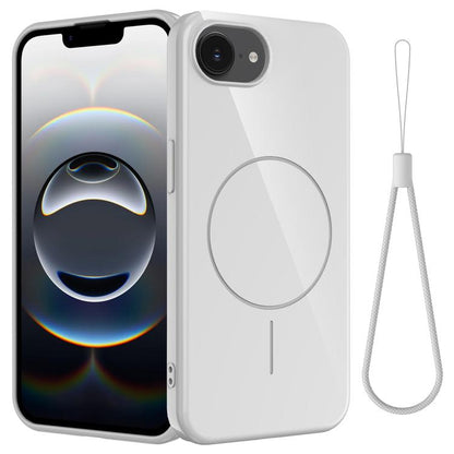 Glossy TPU Shockproof MagSafe Phone Case with Lanyard, For iPhone 17e / 16e, For iPhone 17 Pro Max, For iPhone 17 Pro, For iPhone 17, For iPhone Air, For iPhone 16 Pro Max, For iPhone 16 Pro, For iPhone 16 Plus, For iPhone 16, For iPhone 15 Pro Max    ...