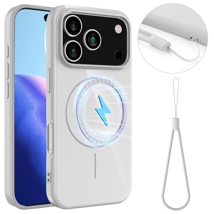 Glossy TPU Shockproof MagSafe Phone Case with Lanyard, For iPhone 17e / 16e, For iPhone 17 Pro Max, For iPhone 17 Pro, For iPhone 17, For iPhone Air, For iPhone 16 Pro Max, For iPhone 16 Pro, For iPhone 16 Plus, For iPhone 16, For iPhone 15 Pro Max    ...