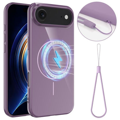 Glossy TPU Shockproof MagSafe Phone Case with Lanyard, For iPhone 17e / 16e, For iPhone 17 Pro Max, For iPhone 17 Pro, For iPhone 17, For iPhone Air, For iPhone 16 Pro Max, For iPhone 16 Pro, For iPhone 16 Plus, For iPhone 16, For iPhone 15 Pro Max    ...