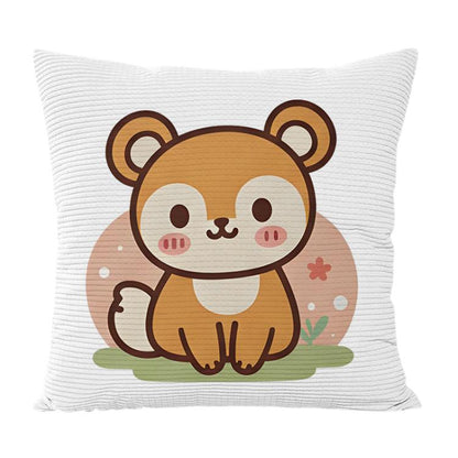 Squirrel Printed Sofa Pillow Case No Core Print On Your Demand, 35x35cm, 40x40cm, 45x45cm, 50x50cm, 60x60cm