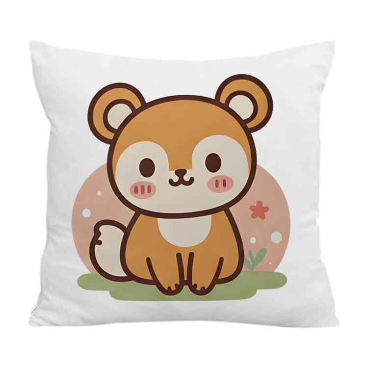 Squirrel Printed Sofa Pillow Case No Core Print On Your Demand, 35x35cm, 40x40cm, 45x45cm, 50x50cm, 60x60cm