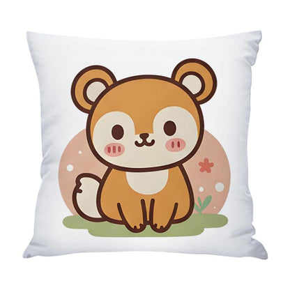 Squirrel Printed Sofa Pillow Case No Core Print On Your Demand, 35x35cm, 40x40cm, 45x45cm, 50x50cm, 60x60cm