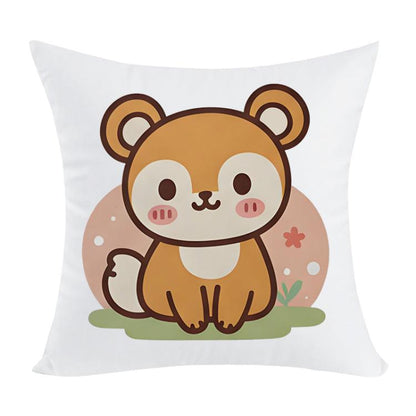 Squirrel Printed Sofa Pillow Case No Core Print On Your Demand, 35x35cm, 40x40cm, 45x45cm, 50x50cm, 60x60cm