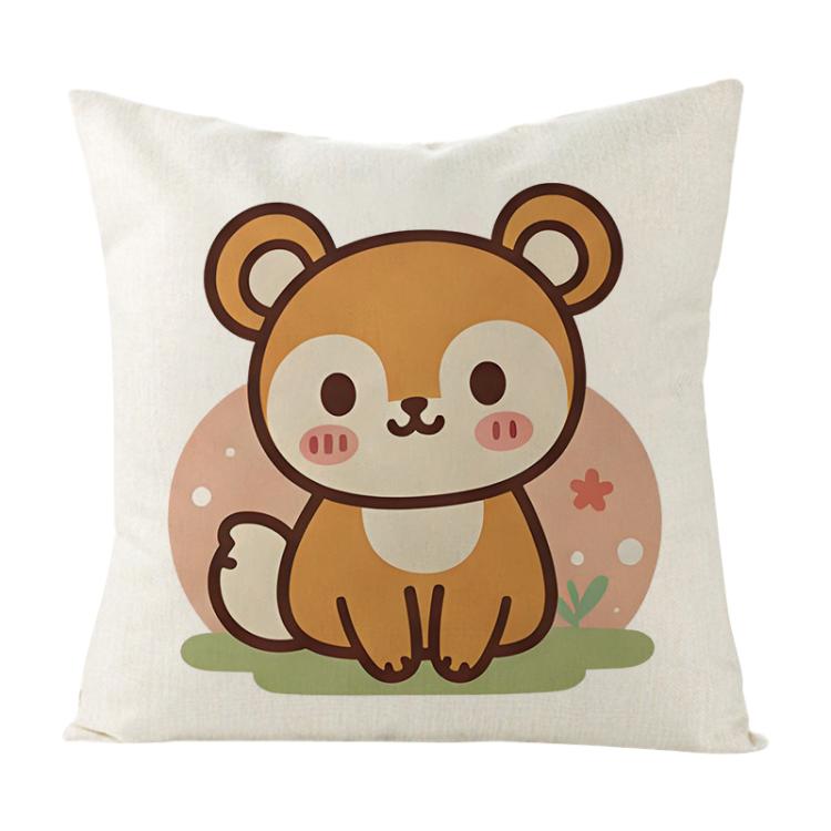 Squirrel Printed Sofa Pillow Case No Core Print On Your Demand, 35x35cm, 40x40cm, 45x45cm, 50x50cm, 60x60cm