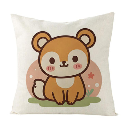 Squirrel Printed Sofa Pillow Case No Core Print On Your Demand, 35x35cm, 40x40cm, 45x45cm, 50x50cm, 60x60cm