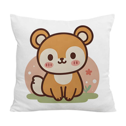 Squirrel Printed Sofa Pillow Case No Core Print On Your Demand, 35x35cm, 40x40cm, 45x45cm, 50x50cm, 60x60cm