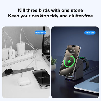X11 180 Degree Rotation 4 in 1 Magnetic Wireless Charging, X11
