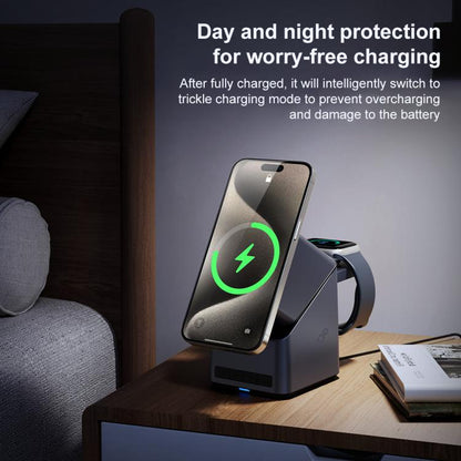 X11 180 Degree Rotation 4 in 1 Magnetic Wireless Charging, X11