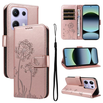 Dandelion Embossed Pattern Flip Leather Phone Case, For Xiaomi 17 Max 5G, For Xiaomi 17T Pro 5G Global, For Xiaomi 17T 5G Global, For Xiaomi Poco X8 Pro Max 5G, For Xiaomi Poco X8 Pro 5G, For Xiaomi 17 Ultra, For Xiaomi 17 Pro Max, For Xiaomi 17       ...