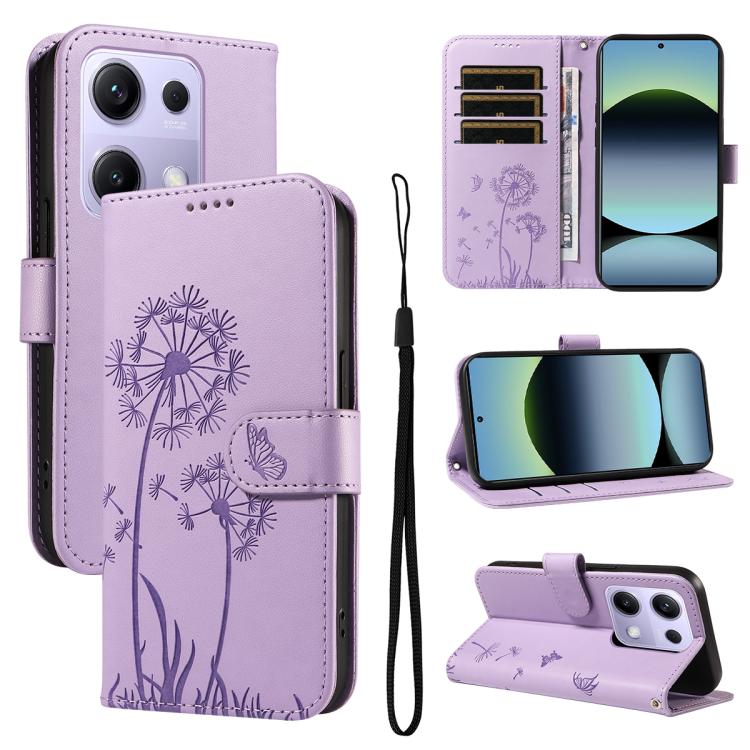 Dandelion Embossed Pattern Flip Leather Phone Case, For Xiaomi 17 Max 5G, For Xiaomi 17T Pro 5G Global, For Xiaomi 17T 5G Global, For Xiaomi Poco X8 Pro Max 5G, For Xiaomi Poco X8 Pro 5G, For Xiaomi 17 Ultra, For Xiaomi 17 Pro Max, For Xiaomi 17       ...