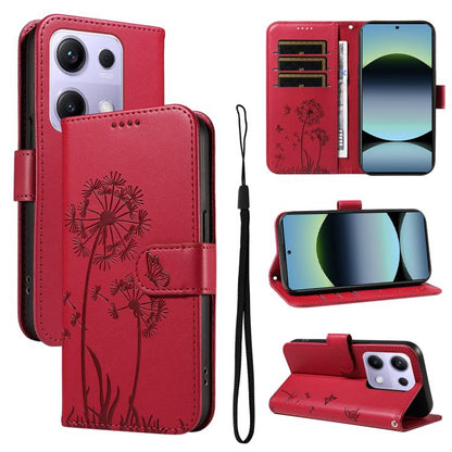 Dandelion Embossed Pattern Flip Leather Phone Case, For Xiaomi 17 Max 5G, For Xiaomi 17T Pro 5G Global, For Xiaomi 17T 5G Global, For Xiaomi Poco X8 Pro Max 5G, For Xiaomi Poco X8 Pro 5G, For Xiaomi 17 Ultra, For Xiaomi 17 Pro Max, For Xiaomi 17       ...