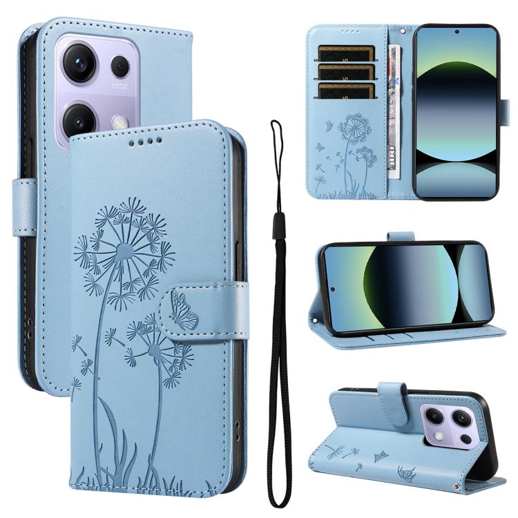 Dandelion Embossed Pattern Flip Leather Phone Case, For Xiaomi 17 Max 5G, For Xiaomi 17T Pro 5G Global, For Xiaomi 17T 5G Global, For Xiaomi Poco X8 Pro Max 5G, For Xiaomi Poco X8 Pro 5G, For Xiaomi 17 Ultra, For Xiaomi 17 Pro Max, For Xiaomi 17       ...