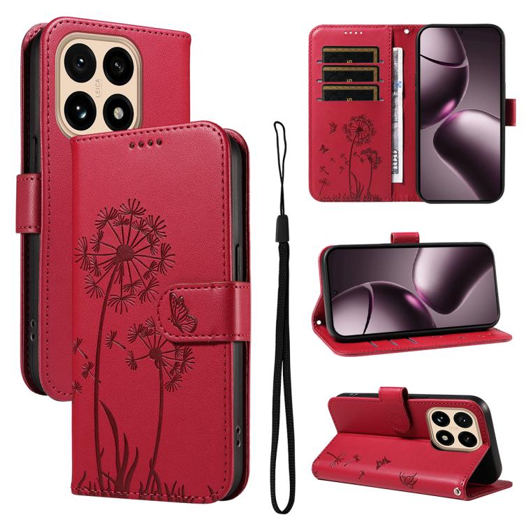 Dandelion Embossed Pattern Flip Leather Phone Case, For Xiaomi 17 Max 5G, For Xiaomi 17T Pro 5G Global, For Xiaomi 17T 5G Global, For Xiaomi Poco X8 Pro Max 5G, For Xiaomi Poco X8 Pro 5G, For Xiaomi 17 Ultra, For Xiaomi 17 Pro Max, For Xiaomi 17       ...