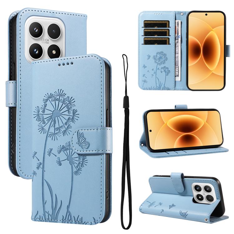 Dandelion Embossed Pattern Flip Leather Phone Case, For Xiaomi 17 Max 5G, For Xiaomi 17T Pro 5G Global, For Xiaomi 17T 5G Global, For Xiaomi Poco X8 Pro Max 5G, For Xiaomi Poco X8 Pro 5G, For Xiaomi 17 Ultra, For Xiaomi 17 Pro Max, For Xiaomi 17       ...