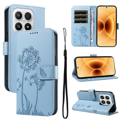 Dandelion Embossed Pattern Flip Leather Phone Case, For Xiaomi 17 Max 5G, For Xiaomi 17T Pro 5G Global, For Xiaomi 17T 5G Global, For Xiaomi Poco X8 Pro Max 5G, For Xiaomi Poco X8 Pro 5G, For Xiaomi 17 Ultra, For Xiaomi 17 Pro Max, For Xiaomi 17       ...