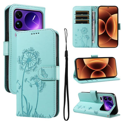 Dandelion Embossed Pattern Flip Leather Phone Case, For Xiaomi 17 Max 5G, For Xiaomi 17T Pro 5G Global, For Xiaomi 17T 5G Global, For Xiaomi Poco X8 Pro Max 5G, For Xiaomi Poco X8 Pro 5G, For Xiaomi 17 Ultra, For Xiaomi 17 Pro Max, For Xiaomi 17       ...