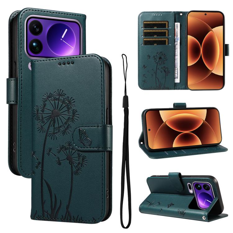 Dandelion Embossed Pattern Flip Leather Phone Case, For Xiaomi 17 Max 5G, For Xiaomi 17T Pro 5G Global, For Xiaomi 17T 5G Global, For Xiaomi Poco X8 Pro Max 5G, For Xiaomi Poco X8 Pro 5G, For Xiaomi 17 Ultra, For Xiaomi 17 Pro Max, For Xiaomi 17       ...
