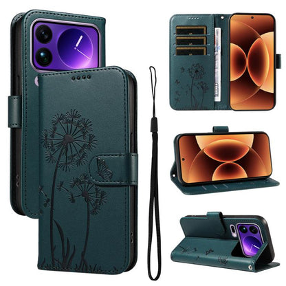 Dandelion Embossed Pattern Flip Leather Phone Case, For Xiaomi 17 Max 5G, For Xiaomi 17T Pro 5G Global, For Xiaomi 17T 5G Global, For Xiaomi Poco X8 Pro Max 5G, For Xiaomi Poco X8 Pro 5G, For Xiaomi 17 Ultra, For Xiaomi 17 Pro Max, For Xiaomi 17       ...