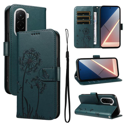 Dandelion Embossed Pattern Flip Leather Phone Case, For Xiaomi 17 Max 5G, For Xiaomi 17T Pro 5G Global, For Xiaomi 17T 5G Global, For Xiaomi Poco X8 Pro Max 5G, For Xiaomi Poco X8 Pro 5G, For Xiaomi 17 Ultra, For Xiaomi 17 Pro Max, For Xiaomi 17       ...