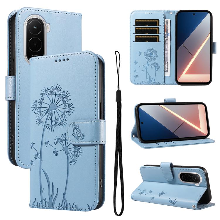 Dandelion Embossed Pattern Flip Leather Phone Case, For Xiaomi 17 Max 5G, For Xiaomi 17T Pro 5G Global, For Xiaomi 17T 5G Global, For Xiaomi Poco X8 Pro Max 5G, For Xiaomi Poco X8 Pro 5G, For Xiaomi 17 Ultra, For Xiaomi 17 Pro Max, For Xiaomi 17       ...