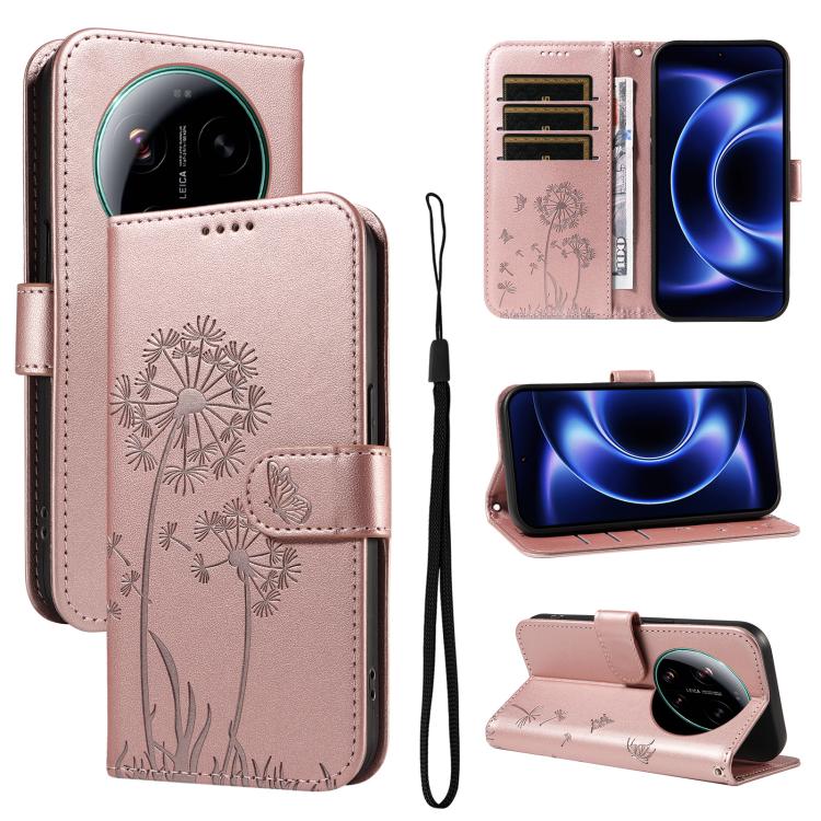 Dandelion Embossed Pattern Flip Leather Phone Case, For Xiaomi 17 Max 5G, For Xiaomi 17T Pro 5G Global, For Xiaomi 17T 5G Global, For Xiaomi Poco X8 Pro Max 5G, For Xiaomi Poco X8 Pro 5G, For Xiaomi 17 Ultra, For Xiaomi 17 Pro Max, For Xiaomi 17       ...