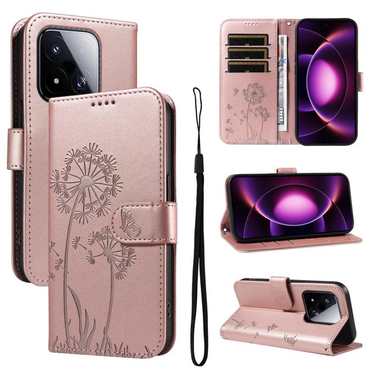 Dandelion Embossed Pattern Flip Leather Phone Case, For Xiaomi 17 Max 5G, For Xiaomi 17T Pro 5G Global, For Xiaomi 17T 5G Global, For Xiaomi Poco X8 Pro Max 5G, For Xiaomi Poco X8 Pro 5G, For Xiaomi 17 Ultra, For Xiaomi 17 Pro Max, For Xiaomi 17       ...