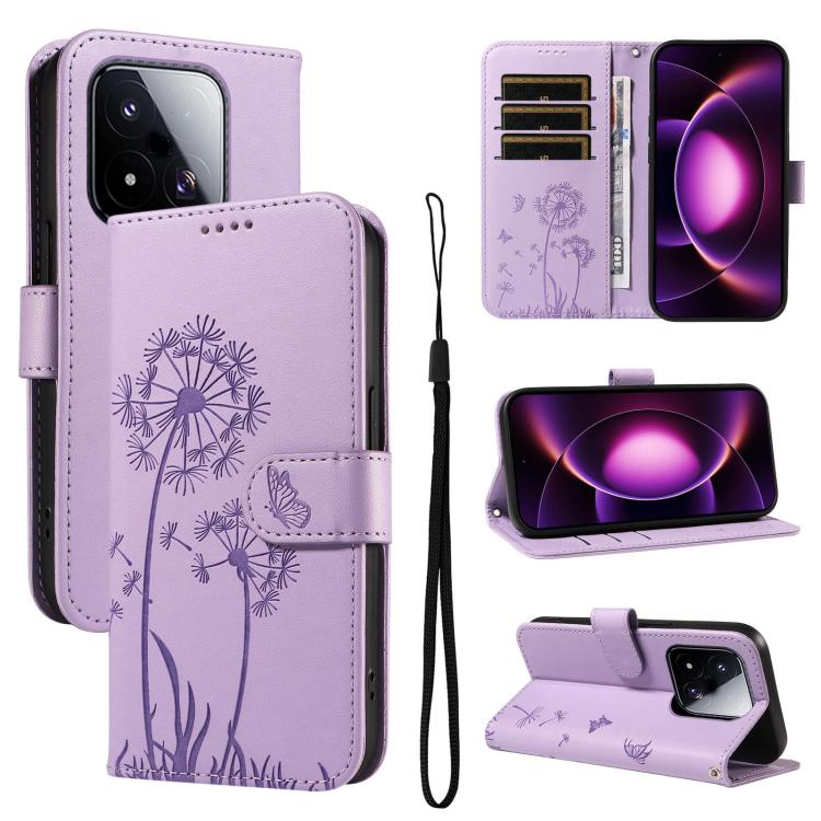 Dandelion Embossed Pattern Flip Leather Phone Case, For Xiaomi 17 Max 5G, For Xiaomi 17T Pro 5G Global, For Xiaomi 17T 5G Global, For Xiaomi Poco X8 Pro Max 5G, For Xiaomi Poco X8 Pro 5G, For Xiaomi 17 Ultra, For Xiaomi 17 Pro Max, For Xiaomi 17       ...