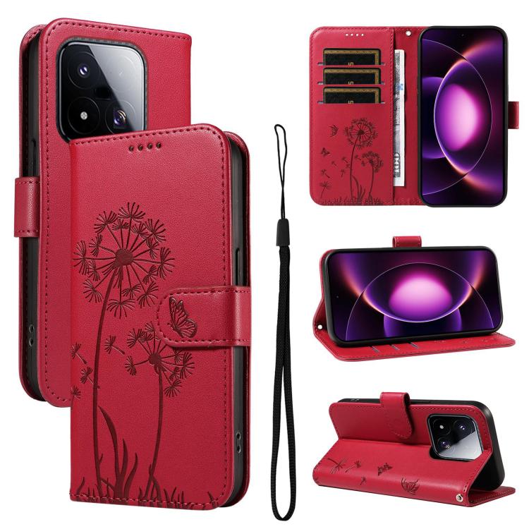 Dandelion Embossed Pattern Flip Leather Phone Case, For Xiaomi 17 Max 5G, For Xiaomi 17T Pro 5G Global, For Xiaomi 17T 5G Global, For Xiaomi Poco X8 Pro Max 5G, For Xiaomi Poco X8 Pro 5G, For Xiaomi 17 Ultra, For Xiaomi 17 Pro Max, For Xiaomi 17       ...