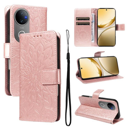 Embossed Sunflower Pattern Flip Leather Phone Case, For vivo Y05 4G / vivo Y21 5G 2026, For vivo V70 FE 5G, For vivo V70 5G Global / V70 Elite 5G, For vivo S50 Pro mini 5G, For vivo X300 Pro, For vivo X300, For vivo V60 Lite 4G                         ...