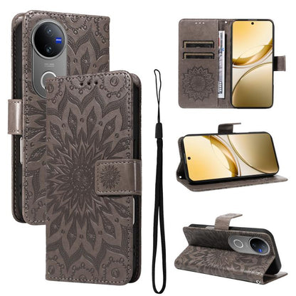 Embossed Sunflower Pattern Flip Leather Phone Case, For vivo Y05 4G / vivo Y21 5G 2026, For vivo V70 FE 5G, For vivo V70 5G Global / V70 Elite 5G, For vivo S50 Pro mini 5G, For vivo X300 Pro, For vivo X300, For vivo V60 Lite 4G                         ...